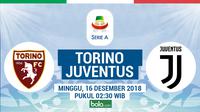 Jadwal Serie A 2018-2019 pekan ke-16, Torino vs Juventus. (Bola.com/Dody Iryawan)
