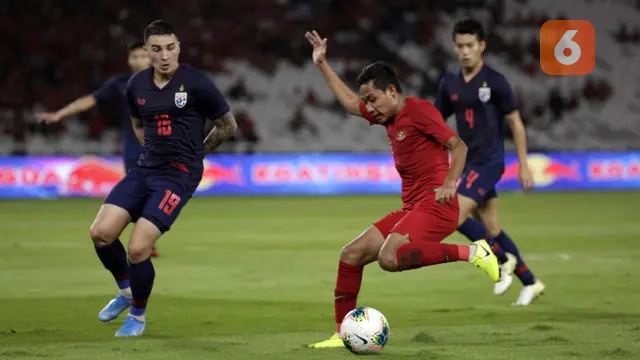 Evan Dimas, Timnas Indonesia, Timnas Thailand, Kualifikasi Piala Dunia 2022 Zona Asia