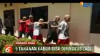 Saat ditangkap di suatu gubuk di Desa Bulu Parigi, Kecamatan Baras, para tahanan mengaku kelaparan karena selama pelarian mereka hanya makan mie instan yang terbatas.
