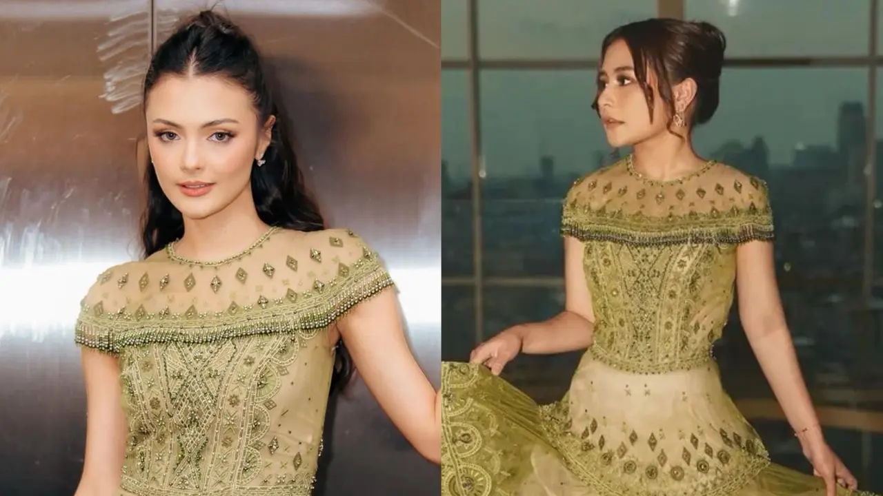 Sama-sama Kenakan Gaun Hian Tjen, Ini Beda Gaya Amanda Rawles dan Prilly Latuconsina di Premiere FIlm