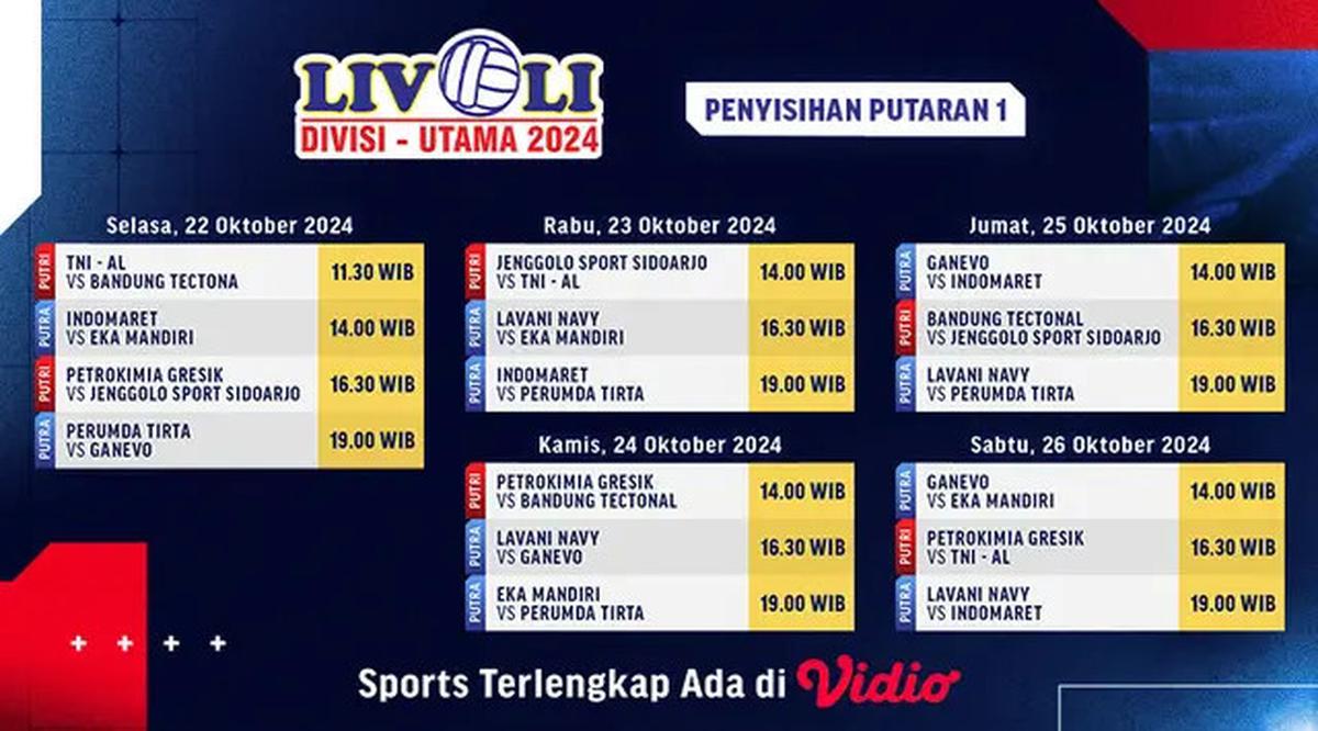 Livoli Divisi Utama 2024 Returns: Game On! Bisa Disaksikan di Vidio