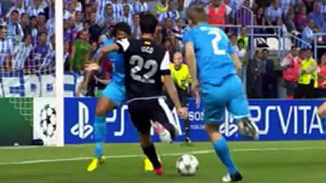 Malaga vs Zenit, 3-0