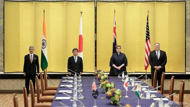 Pertemuan Quad Indo-Pasifik di Tokyo yang dihadiri oleh Menlu AS, Jepang, India dan Australia.