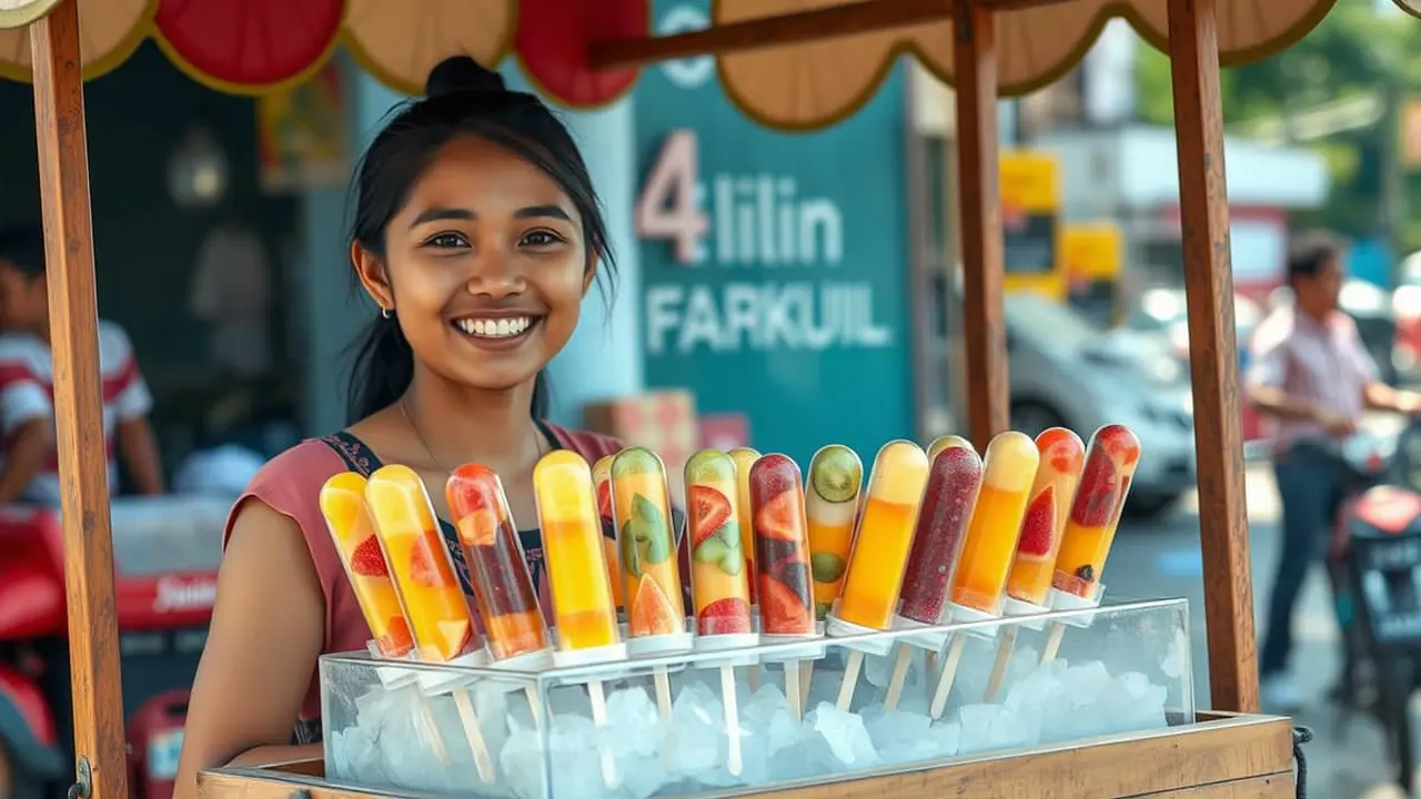 resep es lilin untuk dijual 1000