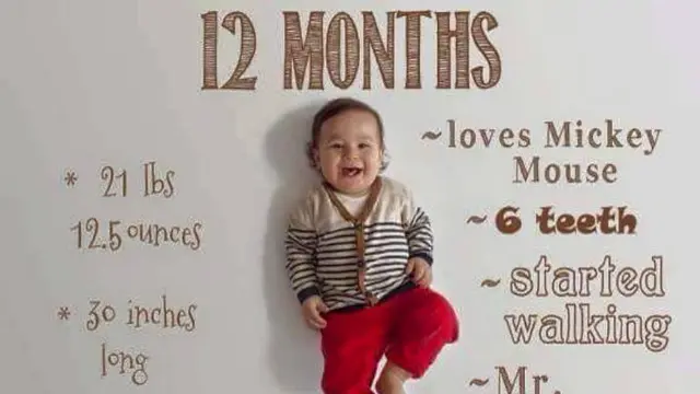 [Bintang] Simak Pertumbuhan Bayi Selama 12 Bulan yang Sanggup Bikin Gemas