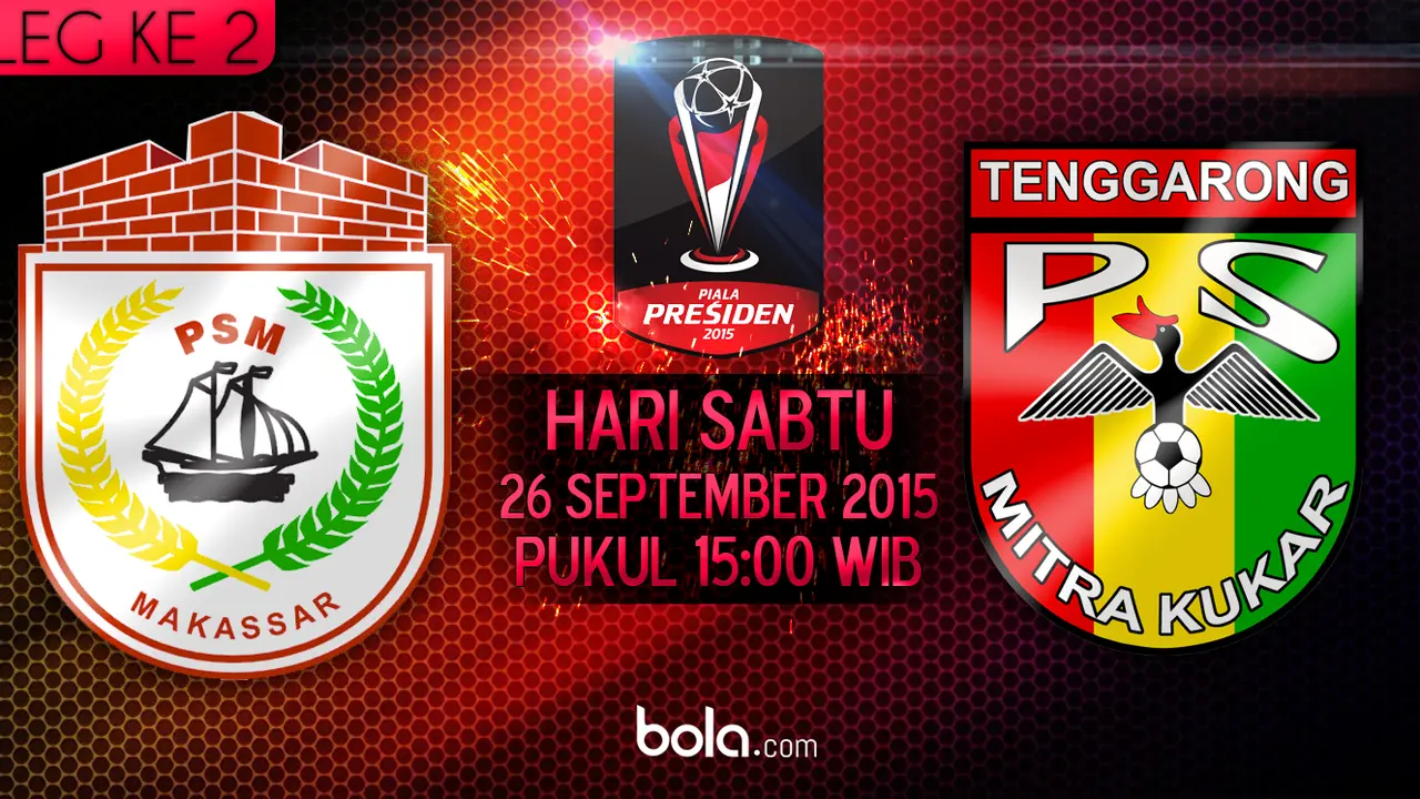 Piala Presiden 2015: PSM Makassar vs Mitra Kukar (Bola.com/Samsul Hadi)