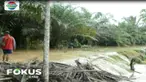 Banjir yang terjadi akibat guyuran hujan deras merendam ribuan rumah di delapan kecamatan di Kabutpaten Lampung Tengah
