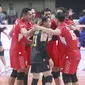 Timnas voli putra Indonesia beraksi di SEA V League 2024. (Dok PBVSI)