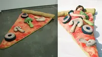 Kantong Tidur Unik Bagi Anda Penggemar Pizza (sumber. Lostateminor.com)