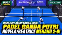 Novela Putria/Beatrice Gumulya Menang Telak 2-0, Indonesia Lolos ke Semifinal Padel Asian Games 2026