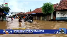 Perbarui informasi Anda bersama Fokus edisi (24/1) dengan beberapa topik pilihan sebagai berikut, Tak Kunjung Surut, Puluhan Sekolah Kebanjiran, Babi Hutan Masuk Masjid, Antusias Warga Serbu Bursa Tenaga Kerja.