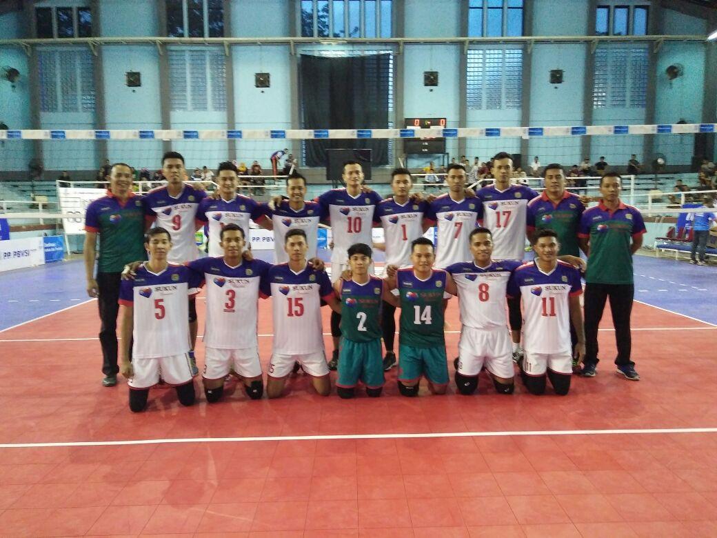 Tim putra Sukun Yuso Gunadarma. (Humas PBVSI)