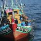 KKP menangkap satu) kapal perikanan asing (KIA) asal Malaysia di perairan laut teritorial Indonesia Selat Malaka. (Foto: KKP)
