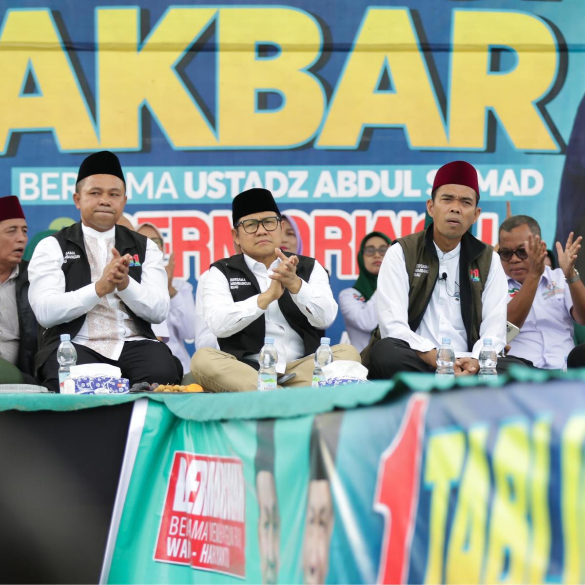Cak Imin kampanyekan pasangan Calon Gubernur dan Wakil Gubernur Riau Riau Abdul Wahid-SF Hariyanto
