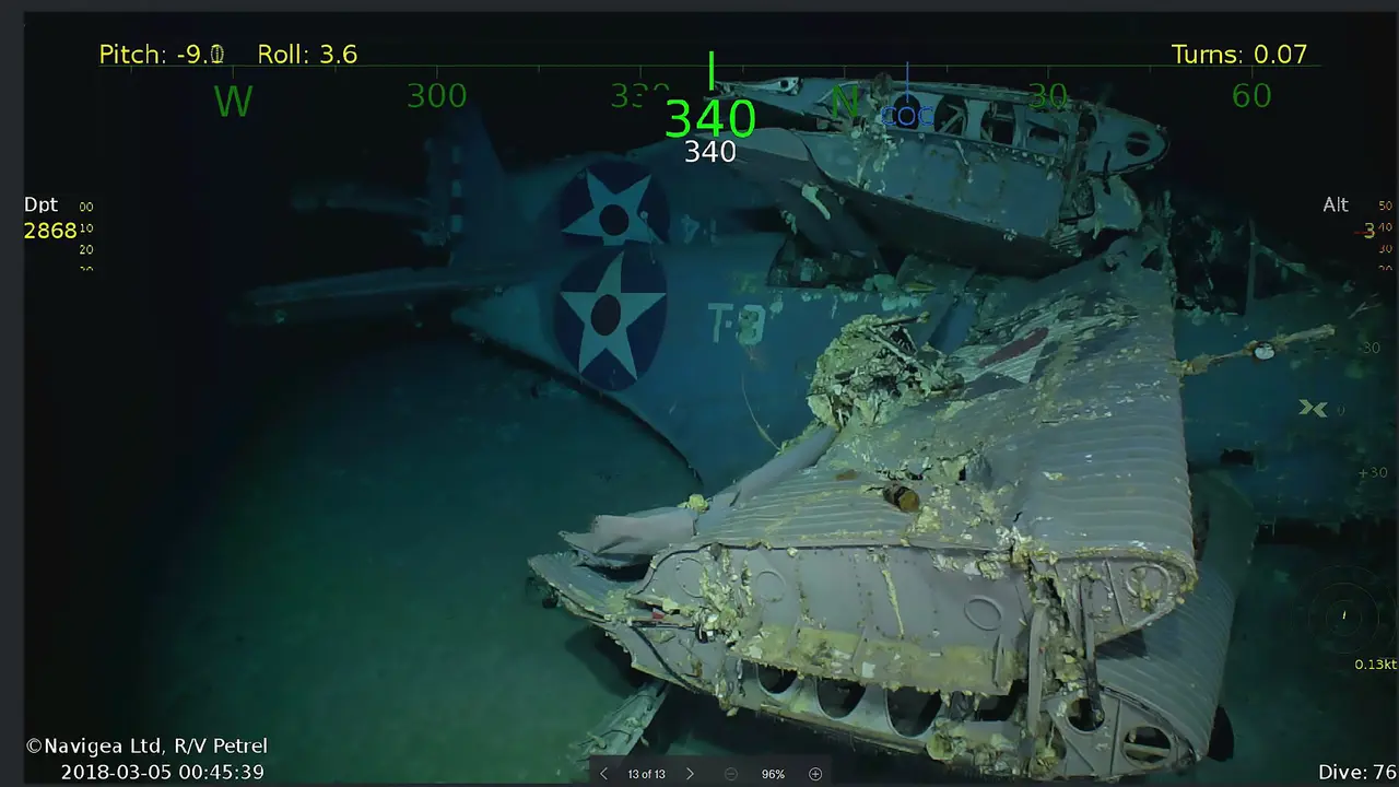 Bangkai kapal induk Amerika Serikat (AS), USS Lexington