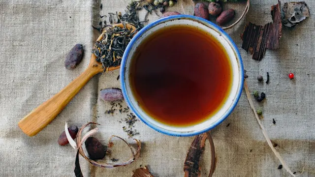 Ilustrasi teh oolong