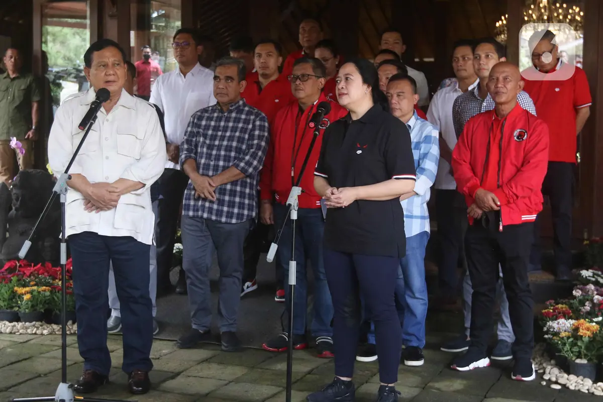 Puan Maharani Temui Prabowo di Hambalang