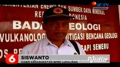 Gunung Semeru yang memiliki ketinggian 7.676 meter dari permukaan laut (mpdl) yang berada di perbatasan Kabupaten Lumanjang dan Malang, meluncurkan guguran lava pijar sebanyak 7 kali berdasarkan pengamatan petugas Pos Pantau Gunung Semeru di Gunung S...