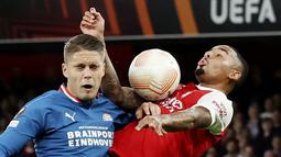 The Gunners hanya mampu menang tipis atas sang tamu dengan skor 1-0. (AP/Ian Walton)