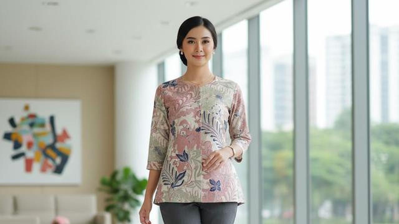 8 Model Atasan Batik Kantor 2026, Pilihan Stylish untuk Tampilan Profesional dan Tetap Elegan