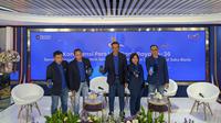 Acara Press Conference dan Media Gathering HUT Bank Raya ke-36, dengan mengusung tema "tangguh dan tumbuh sehat", Bank Raya Optimis melanjutkan kinerja positif mereka pada tahun-tahun berikutnya, Rabu (1/9/2025). (Foto: Satria Aji Saputra)