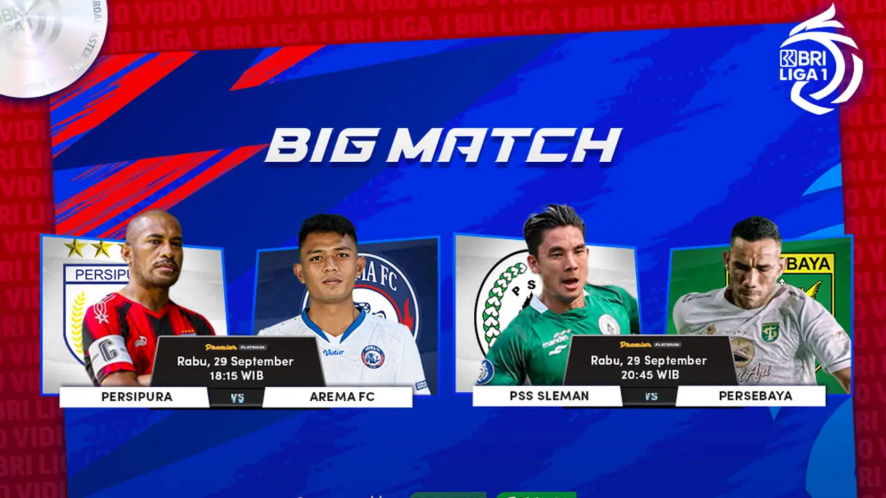 BRI Liga 1 : PSS Sleman vs Persebaya Surabaya