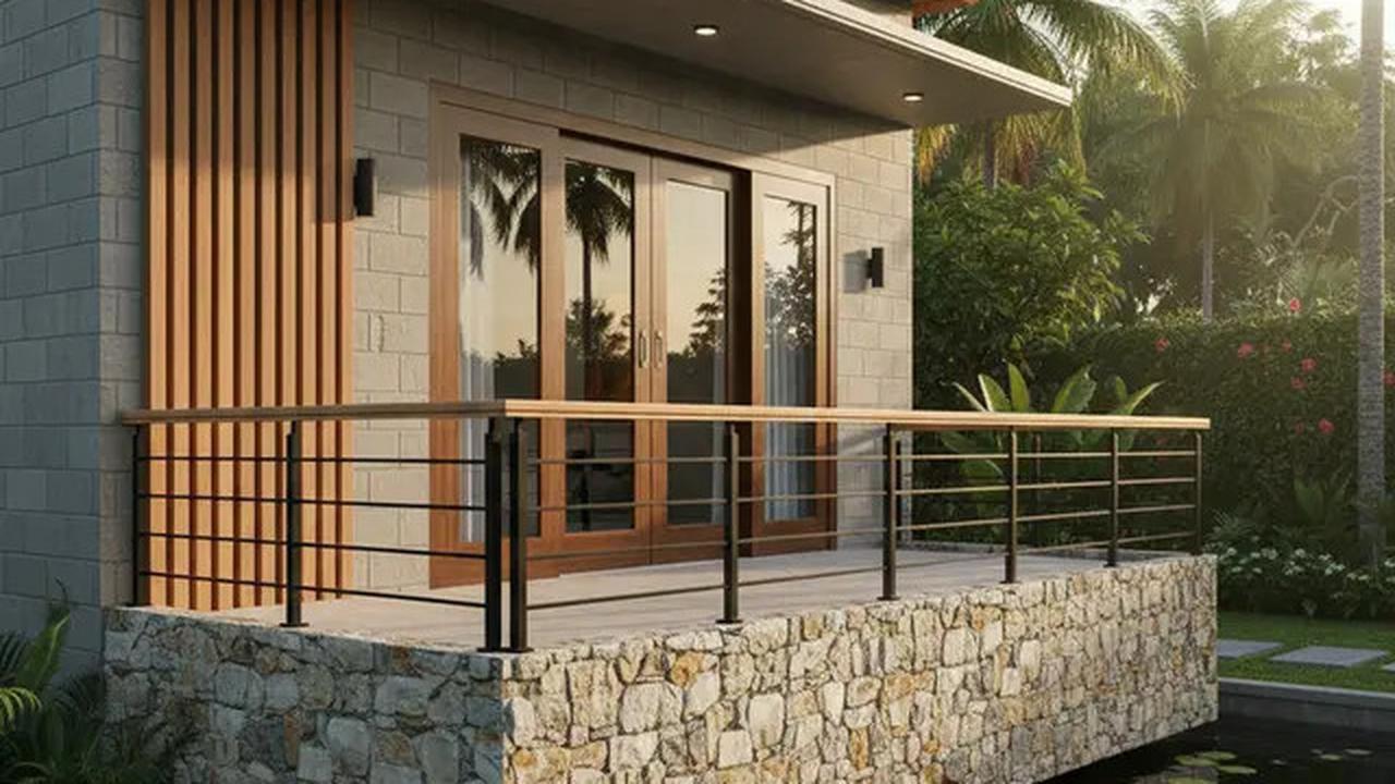 7 Contoh Pagar Balkon Rumah, Inspirasi Desain Aman dan Estetis untuk Hunian Modern