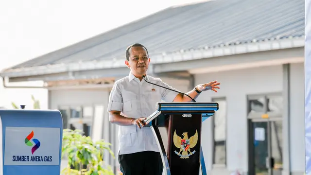 Mini LNG Plant PT Sumber Aneka Gas di Tuban, Jawa Timur.