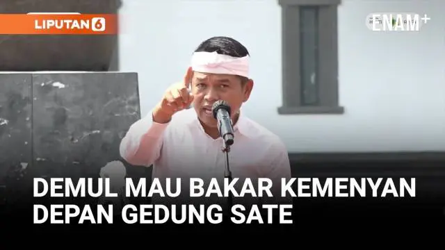 Kang Demul Bakal Bakar Kemenyan Depan Gedung Sate Buat Usir Jurig