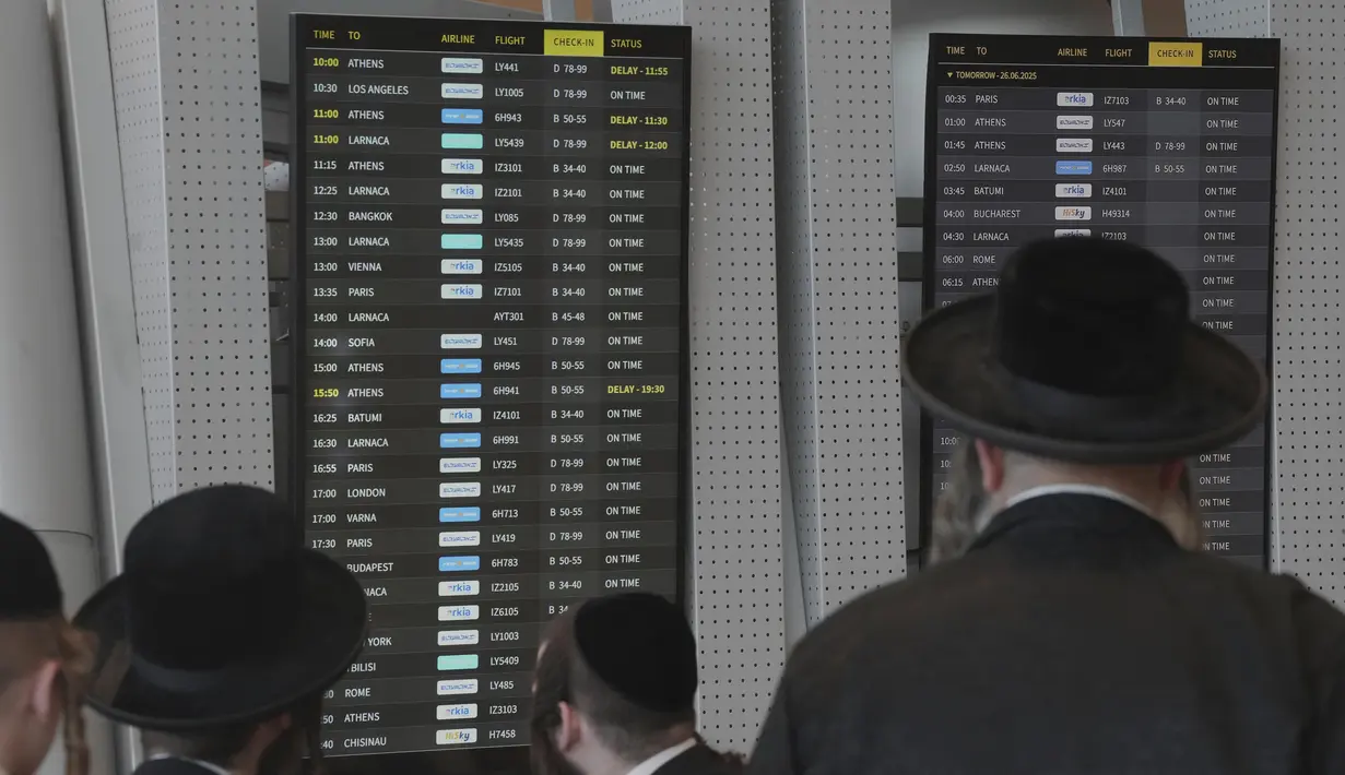 Gencatan senjata dalam perang Iran-Israel sepertinya menemui titik terang pada Selasa (24/6/2025). (AP/Ohad Zwigenberg)