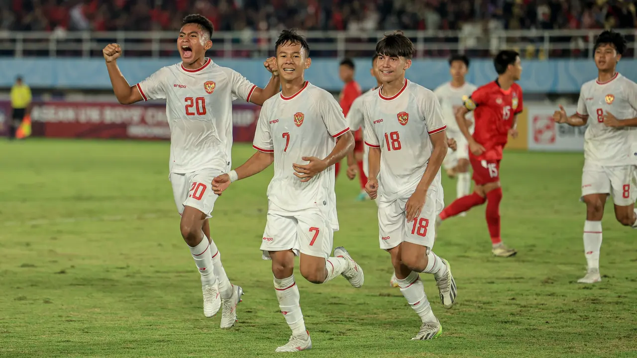 Timnas Indonesia U-16 vs Timnas Laos U-16 di Piala AFF U-16 2024