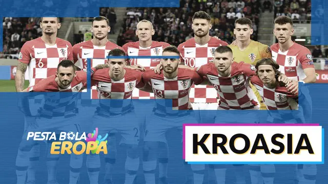 Profil tim Kroasia di Piala Eropa 2020.