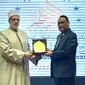 Wakil Ketua Umum Dewan Masjid Indonesia (DMI) yang juga Ketua ASFA Foundation, Syafruddin hadir dalam acara wisuda Universitas Al-Alzhar Kairo, Mesir di Al-Azhar Conference Center Kairo. (Foto: Istimewa).