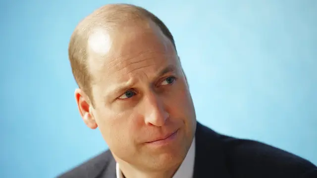 Pangeran William. (AP Photo/Jon Super, Pool)
