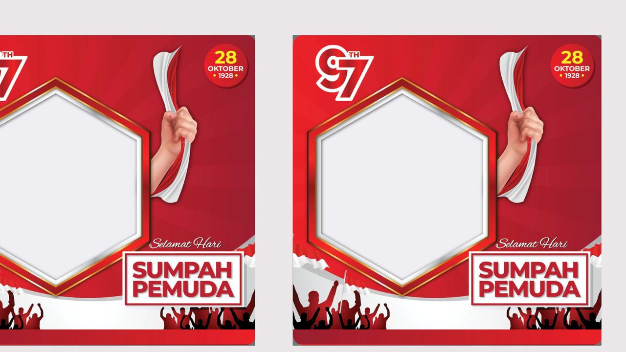 Twibbon Hari Sumpah Pemuda 2025: Ini Link dan Cara Pakainya