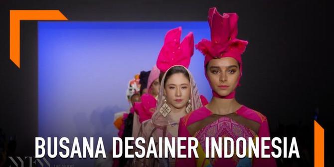 VIDEO: Koleksi 4 Desainer Indonesia di NYFW 2019 Bikin Miss USA Terpukau