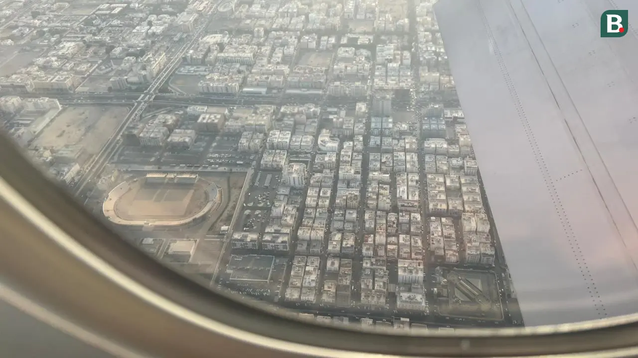 Suasana kota Jeddah dari udara