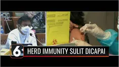 Menkes menyatakan mutasi virus corona baru yang terus bermunculan membuat Indonesia sulit mencapai Herd Immunity. Berdasarkan diskusi dengan sejumlah Epidemiolog, Menkes menyatakan virus corona baru akan hidup lama di masyarakat, seperti cacar dan po...