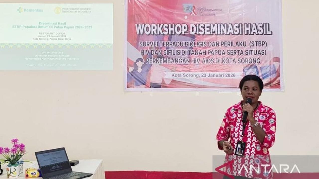 KPA Sorong Ungkap Kenaikan Kasus HIV Mencapai 48 Persen pada 2025, Usia Produktif Paling Terdampak