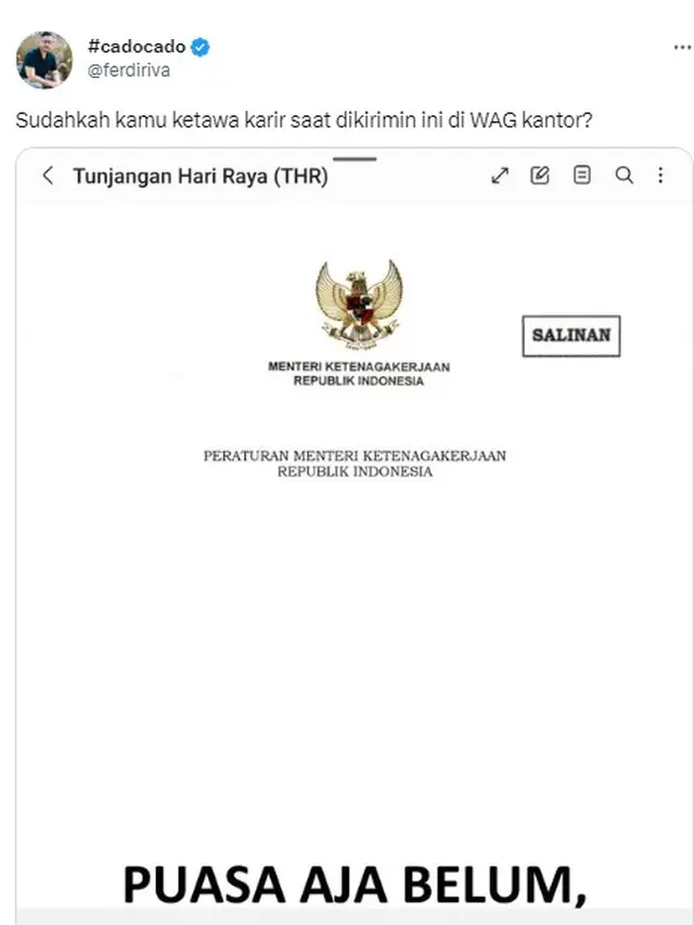 7 Chat Grup WhatsApp Usai di-Prank soal THR Ini Responnya Bikin Tepuk Jidat