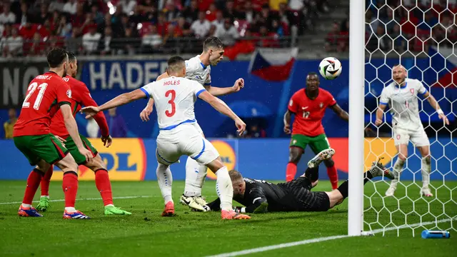 Portugal vs Rep Ceko di Euro 2024