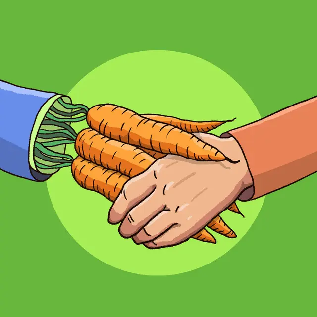 Ilustrasi jabat tangan