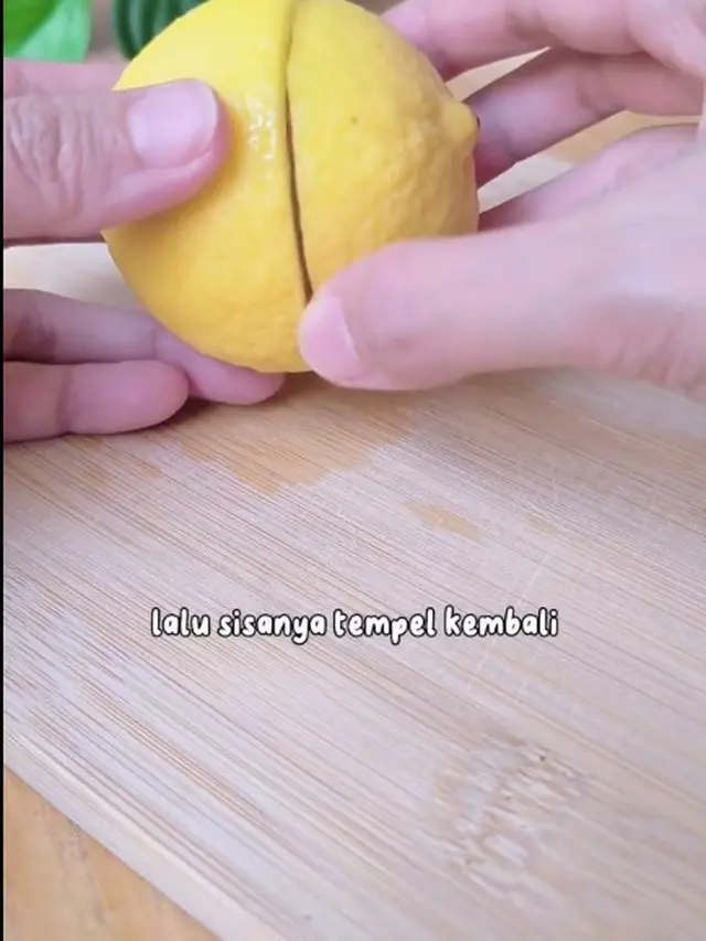Hanya Pakai 1 Alat, Begini Cara Awetkan Sisa Lemon Supaya Tidak Keriput