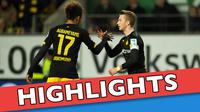 Video highlights Bundesliga Jerman antara Wolfsburg kontra Borussia Dortmund yang berakhir dengan skor 1-2, Minggu (6/12/2015) dini hari WIB