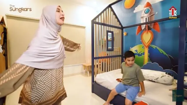 Ada Playground dan Perpustakaan di Kamar Anak Shireen Sungkar yang Baru Direnovasi