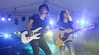 Konser perayaan hari ulang tahun ke-34 Slank di Jakarta, Selasa (26/12/2017).  (Liputan6.com/Herman Zakharia)