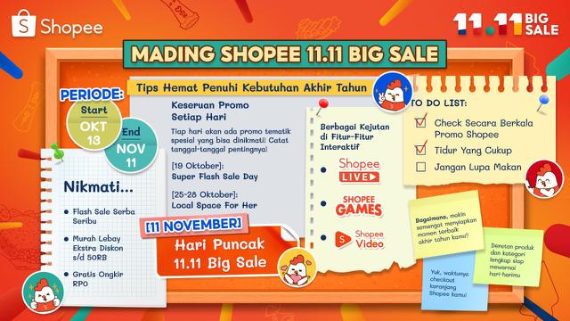 Mading Shopee 11.11 Big Sale