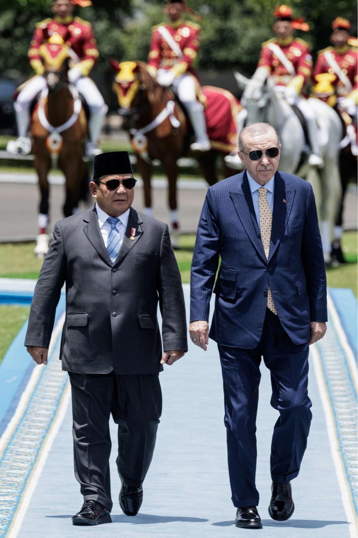 Presiden Prabowo terima kunjungan Presiden Turki Erdogan di Istana Bogor