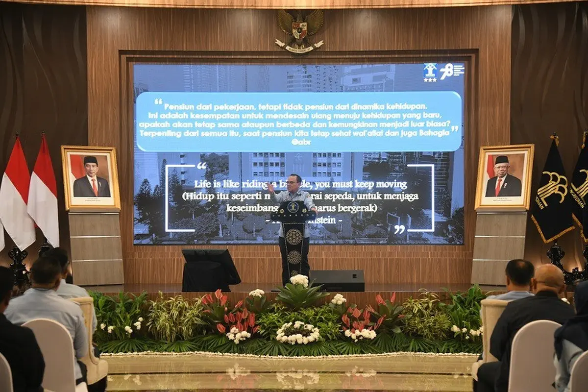 Pembekalan purnabakti Kemenkumham. (Foto: Dok. Kemenkumham)