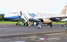 Pendaratan Perdana Airbus A320 di Bandara Haji Asan Sampit Buka Peluang Ekonomi Kotim yang Lebih Luas